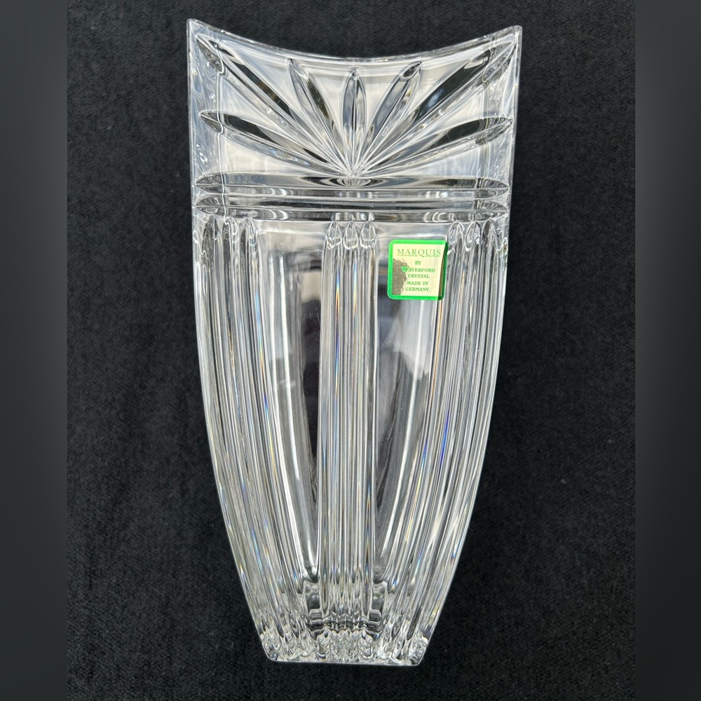 Vintage Marquis by Waterford 8" Odyssey Crystal Vase NWOT Made in Germany